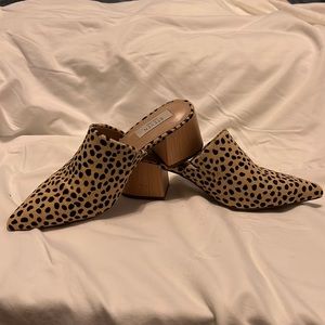 Steven printed mules